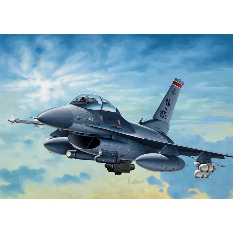 Italeri Model Kit lietadlo 0188 - F-16C/D NIGHT FALCON (1:72)