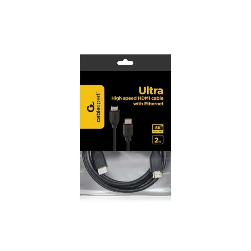 Kábel HDMI GEMBIRD 8K Ultra High Speed, 2.1, 2m (KAB HDMI GMB 2.1 2M)