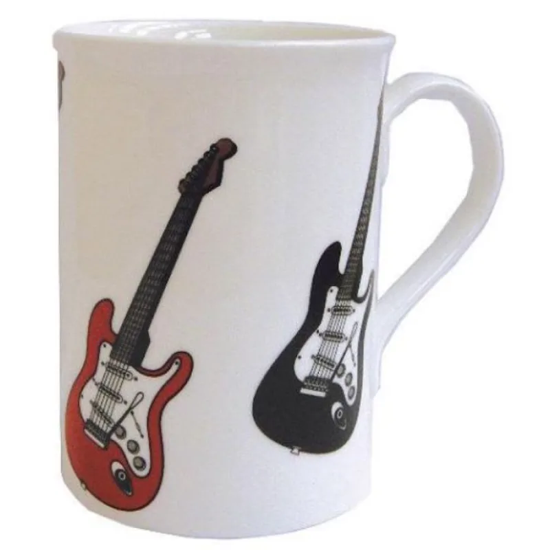 Music Gift Company Hrnek - elektrické kytary (černé a červené)