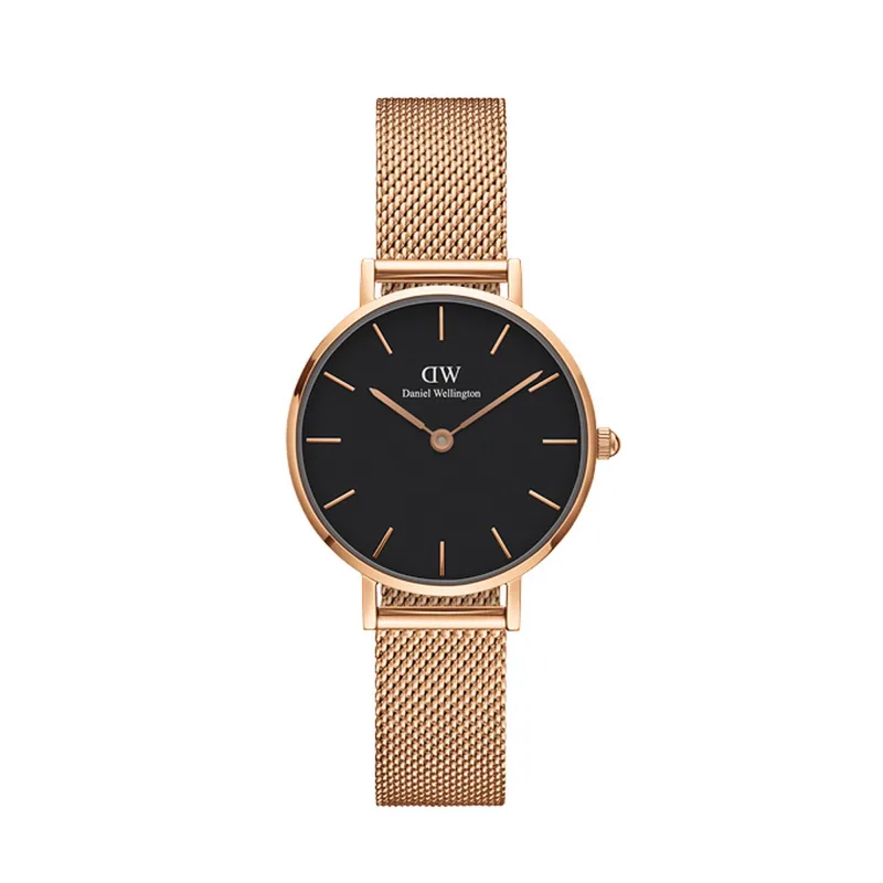 Daniel Wellington dámske hodinky Petite Melrose 28 mm ružové zlato DW00100217