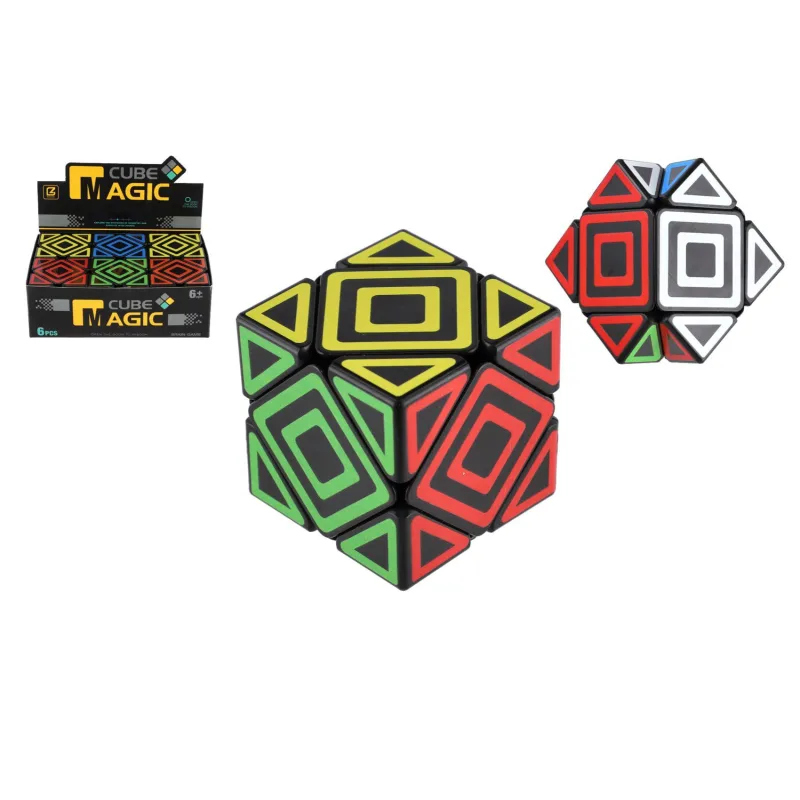 Teddies Kocka hlavolam plast 5,5x5,5cm 6ks v boxe