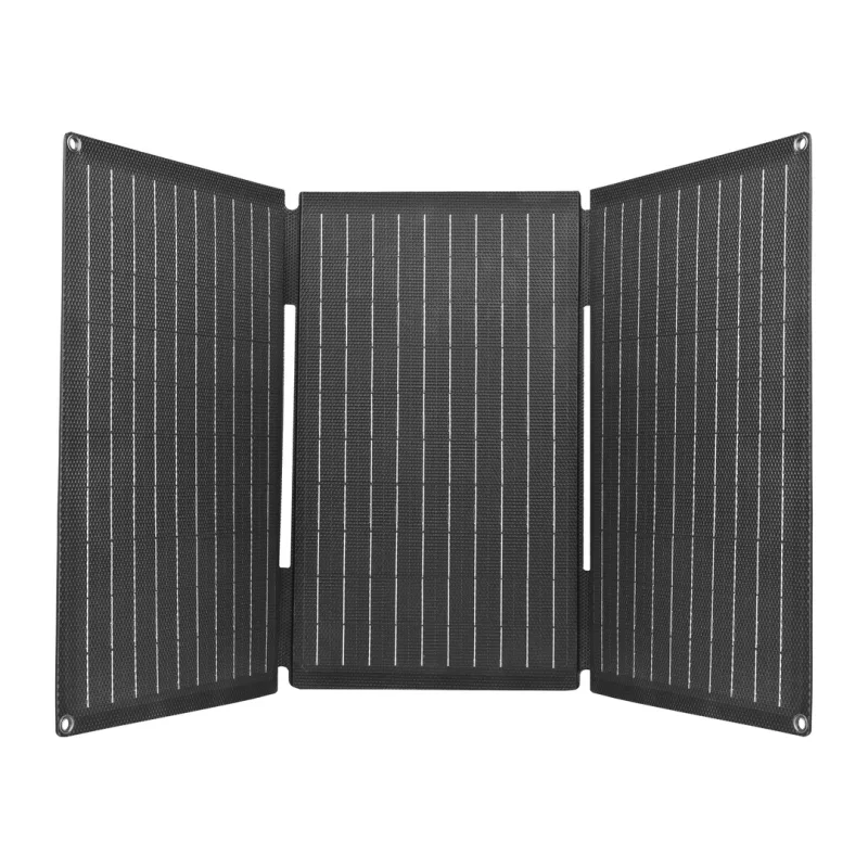 NONAME Sandberg Solar Charger 30W USB/USB-C/DC, skládací solární nabíječka, černá 421-19