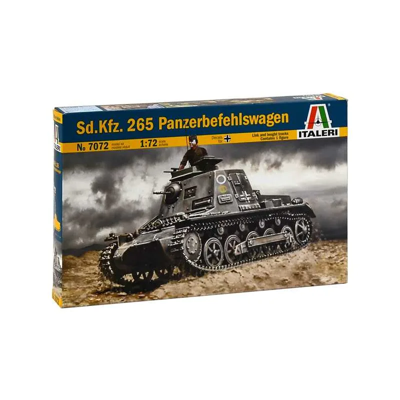 Italeri Model Kit military 7072 - SD. KFZ. 265 PANZERBEFEHLSWAGEN (1:72)