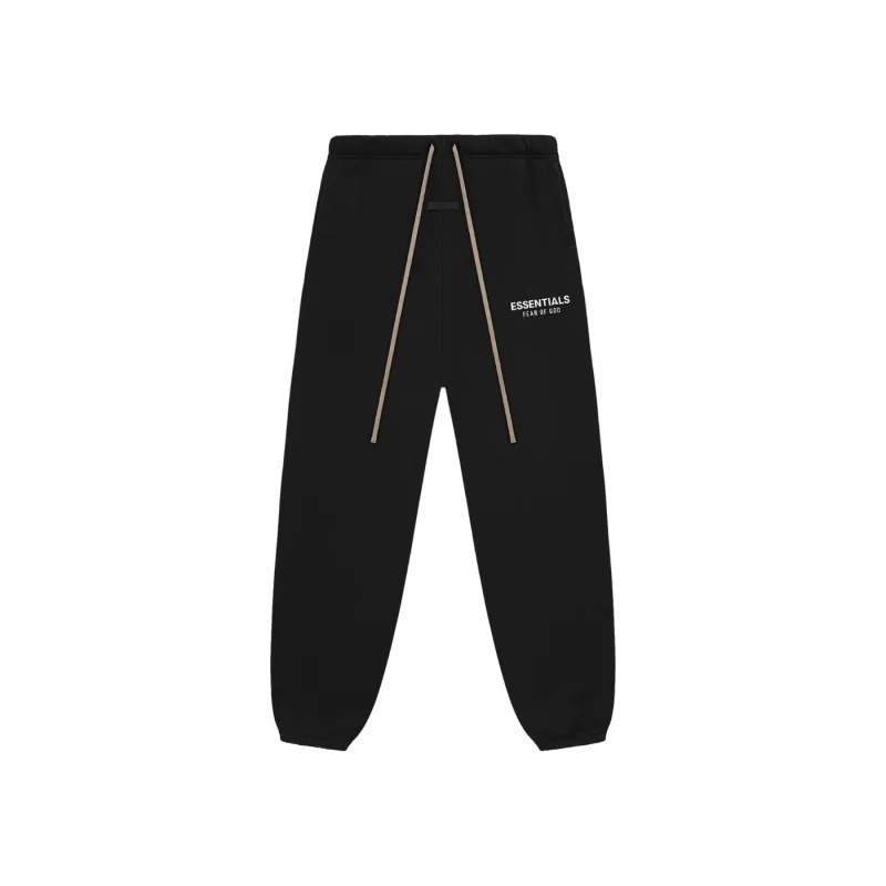Fear of God Essentials Fleece Sweatpants Jet Black - XS