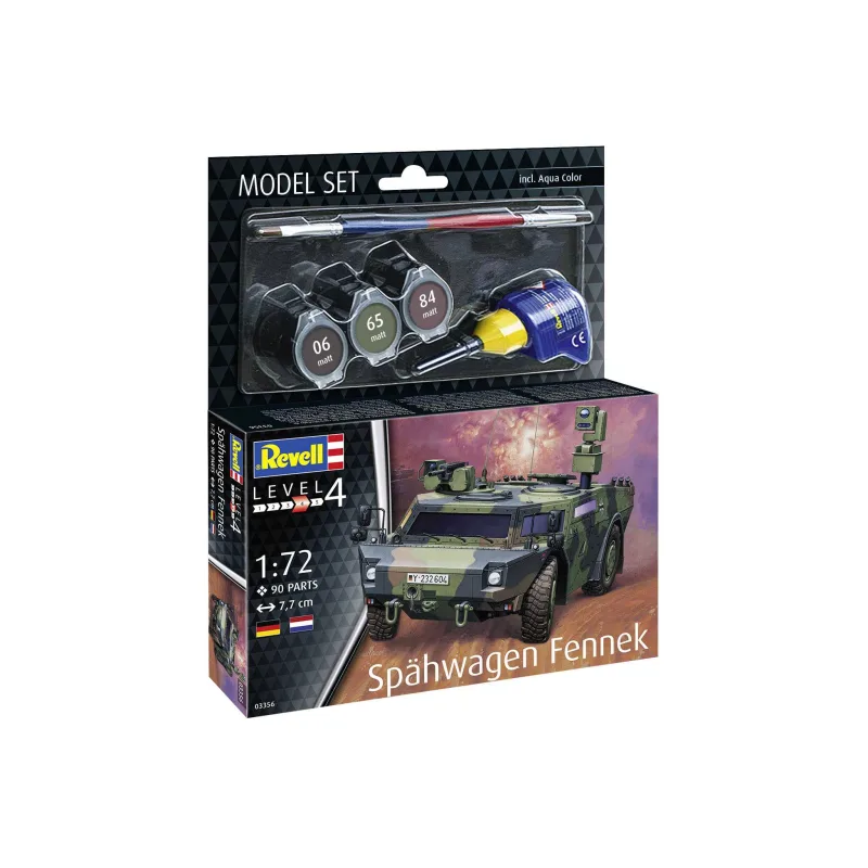 Revell ModelSet military 63356 - Prieskumné vozidlo Fennek (1:72)