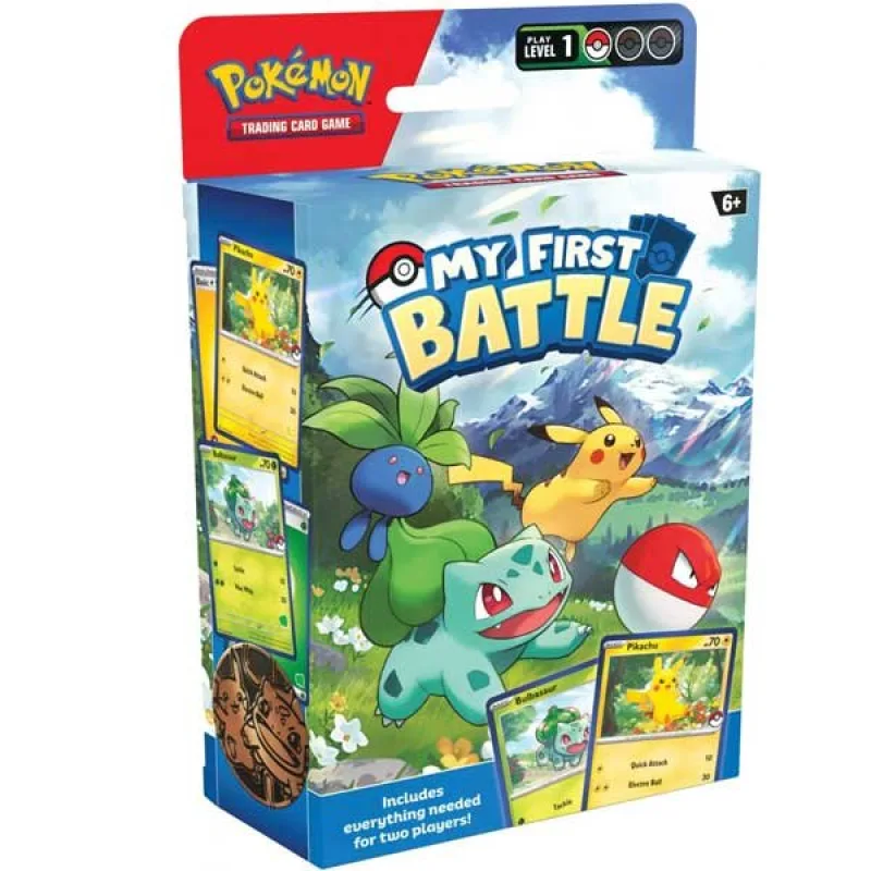 PKM My First Battle Bulbasaur vs Pikachu (Pokémon) pikachu