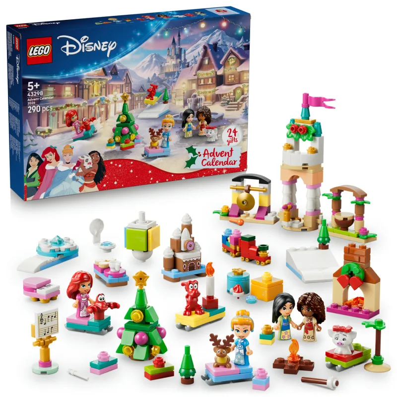 LEGO Disney 43298 Adventný kalendár 2026