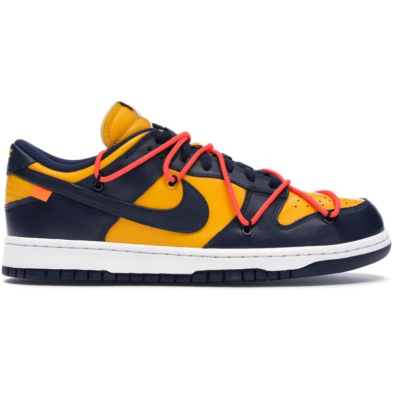 Nike Dunk Low Off-White University Gold Navy - 45