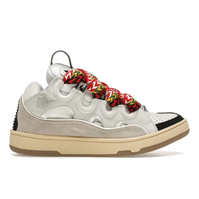 Lanvin Leather Curb White Ivory - 41