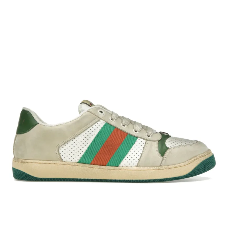 Gucci Screener Distressed Green Orange - 42