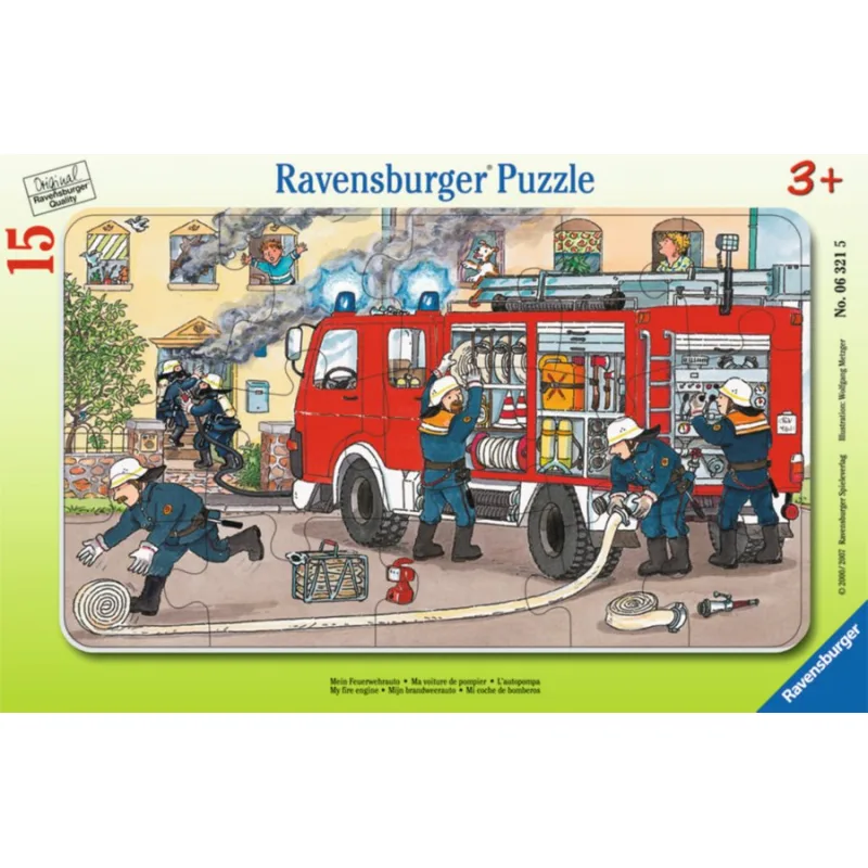 Ravensburger Puzzle Hasiči v akcii 15 dielikov