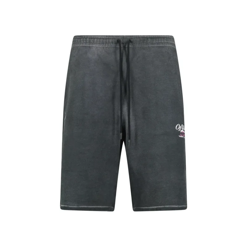 Off White Wave Off Skate Shorts Black - XXL