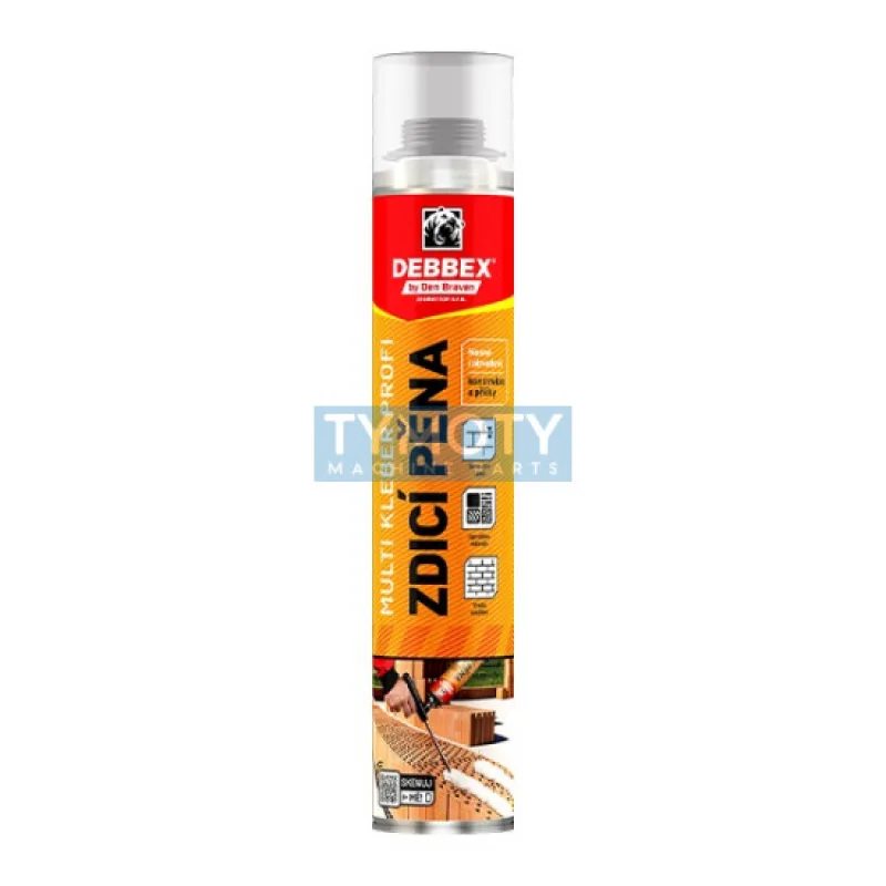 Debbex Murovacia pena MULTI KLEBER PROFI - 750 ml sivá, pištoľová dóza