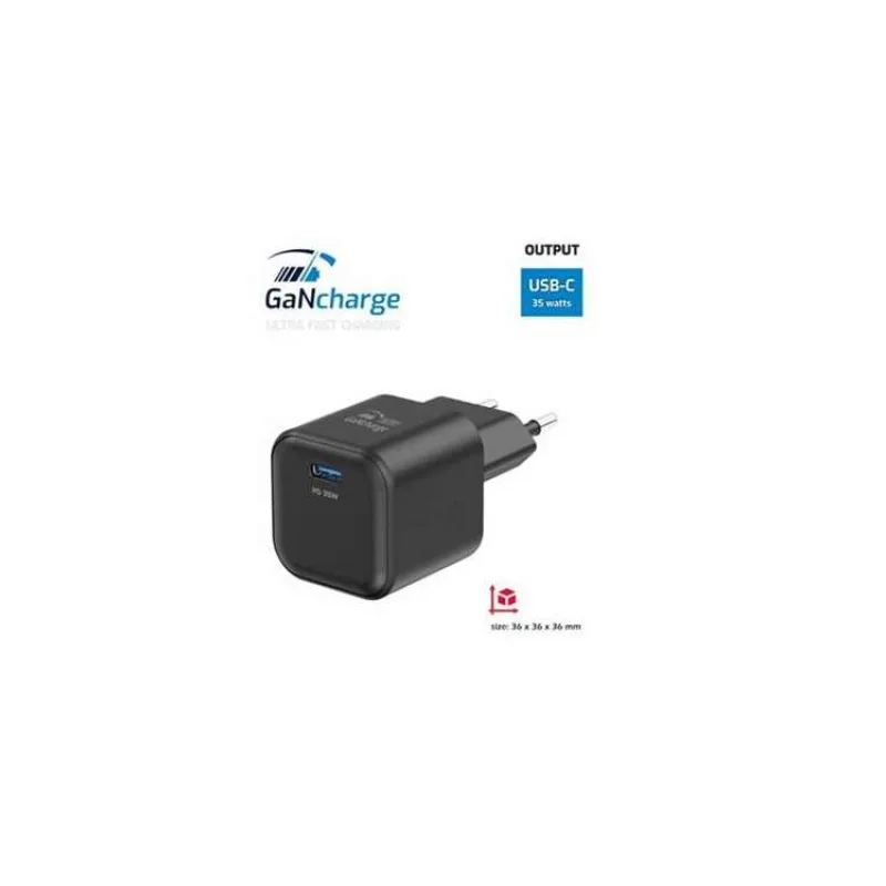 Swissten síťový adaptér gan 1x usb-c 35w power delivery černý (22070210)