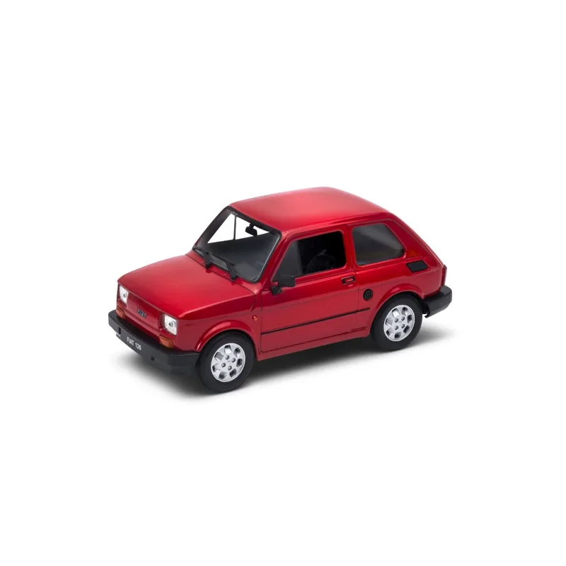 Welly Welly Fiat 126p Maluch 1:21 metalická červená