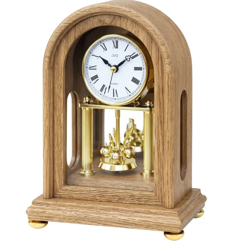 JVD Dřevěné stolní hodiny JVD HS18.4(s točitými ročkami)