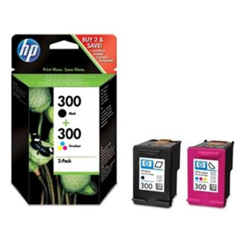 HP 300 Combo-B/CMY Ink Cart, 4 ml, CN637EE (200 / 165 pages) CN637EE