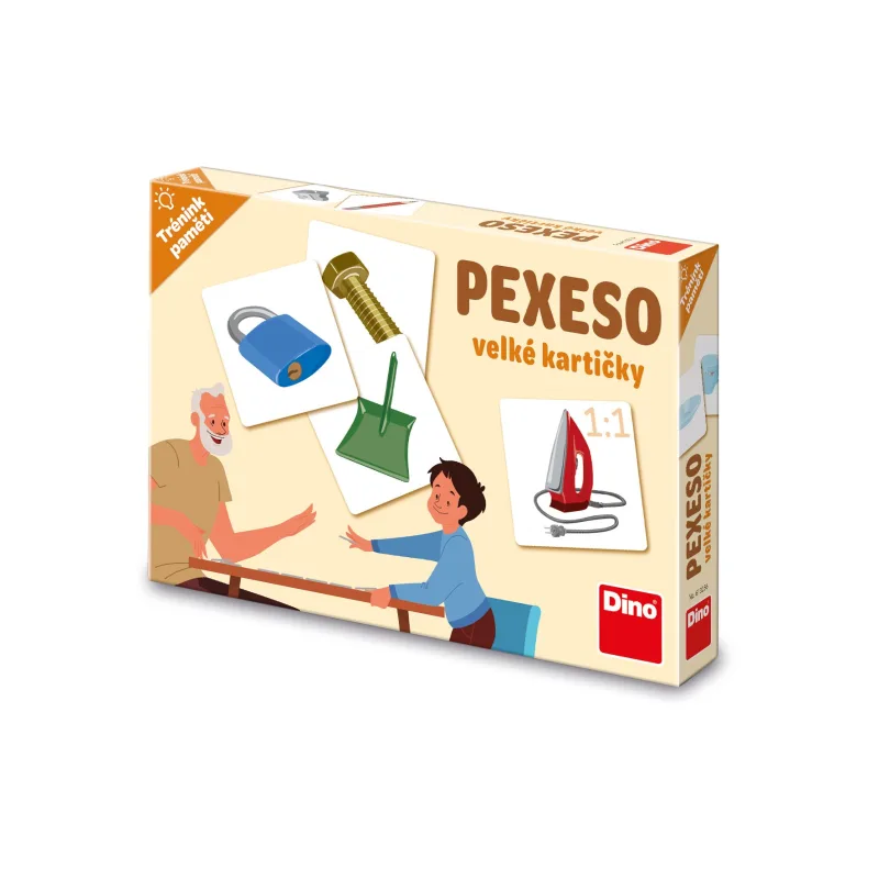 Dino TRÉNING PAMÄTI: PREDMETY Pexeso