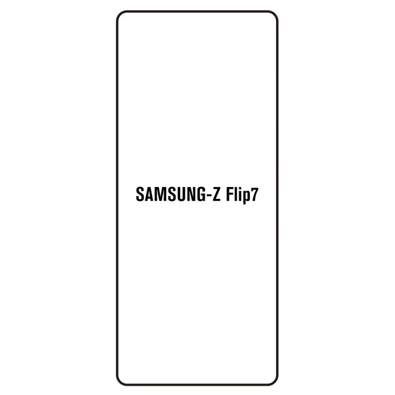 Sunshine Samsung Z Flip7 Predná Hydrogél ochranná fólia Strih: Predná 1, Typ fólie: Matná