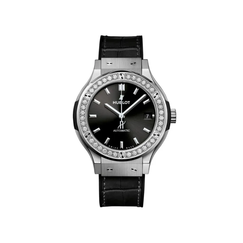Hublot Classic Fushion Titanium Diamonds 38mm | 565.NX.1470.LR.1204 - OS