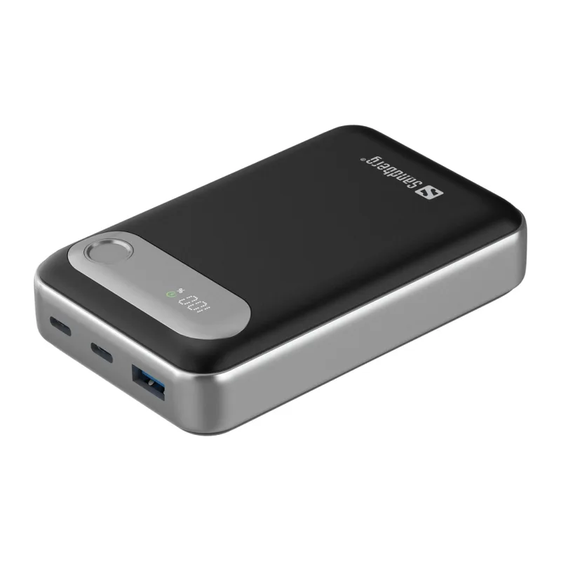 NONAME Sandberg Travel Powerbank 20000 mAh PD35W, kompaktní powerbanka s USB-C PD, černá 421-41