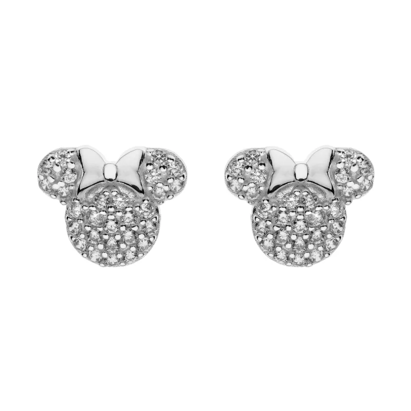 Disney detské náušnice Minnie Mouse strieborné ES00049SZWL.CS