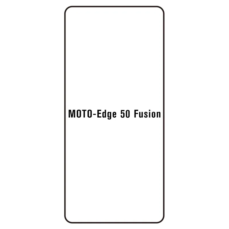 Sunshine Motorola Edge 50 Fusion Predná Hydrogél ochranná fólia Strih: Kompatibilná s krytom, Typ fólie: Číra