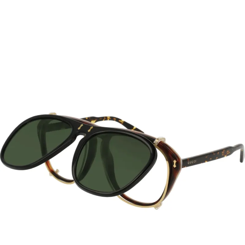 Gucci Sunglasses GG0128S 006 Black Leopard - OS