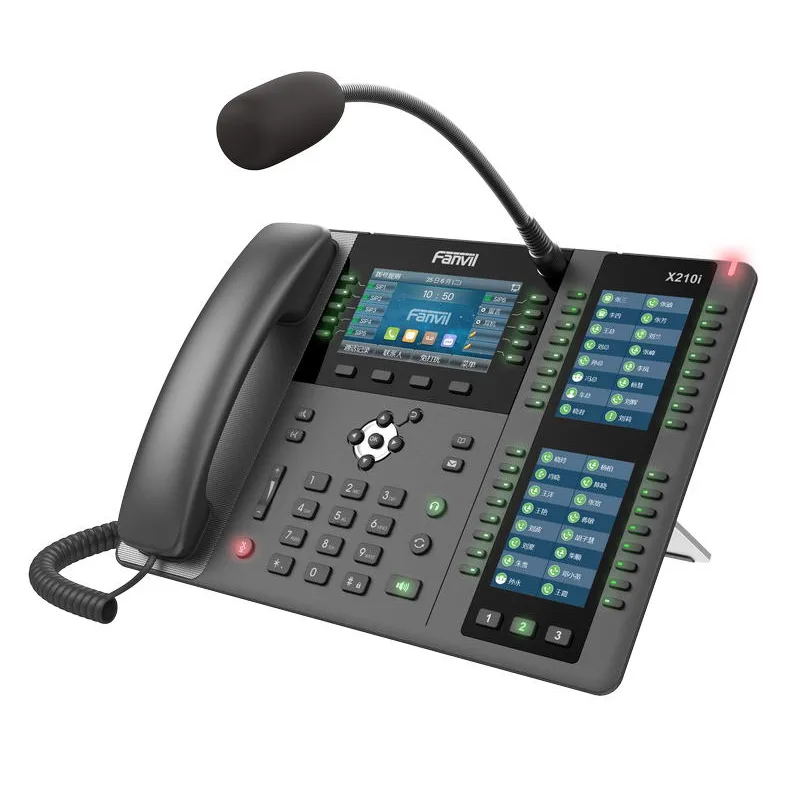 GRANDSTREAM Fanvil X210i SIP pagingová konzole, 4.3" bar. disp.+2 přid. disp., 20 SIP,106 DSS, ext. mikr, 2xGbit X210i