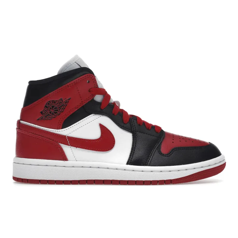 Jordan 1 Mid Alternate Bred Toe (Women's) - 38
