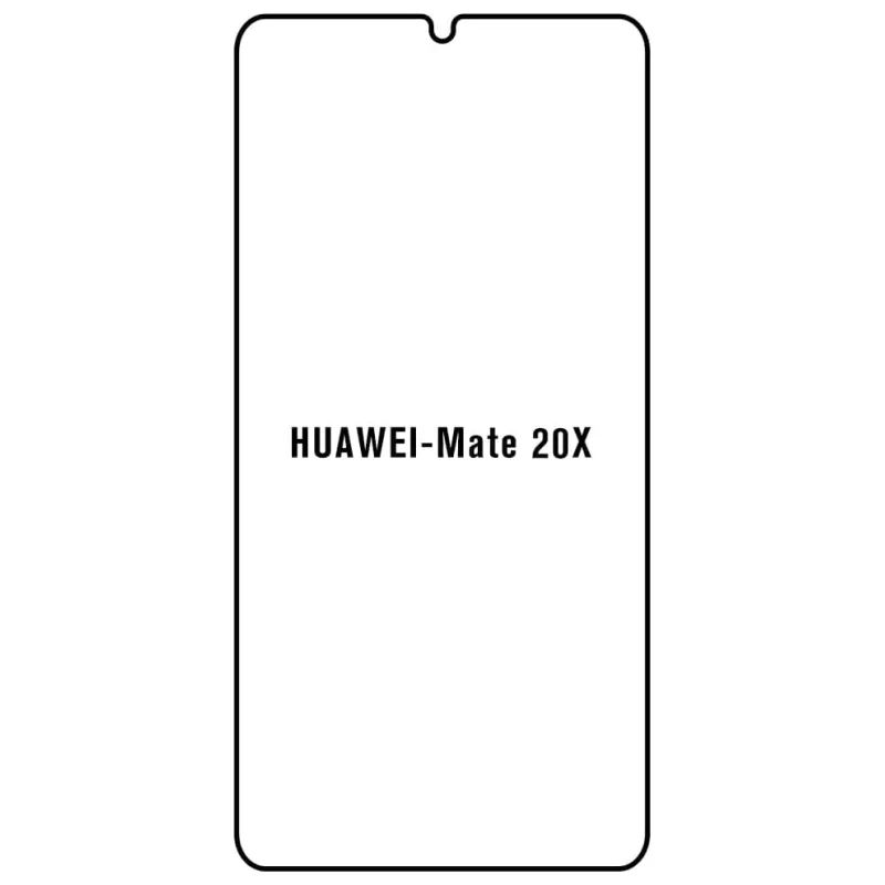 Sunshine Huawei Mate 20 X Predná Hydrogél ochranná fólia Strih: Kompatibilná s krytom, Typ fólie: Matná