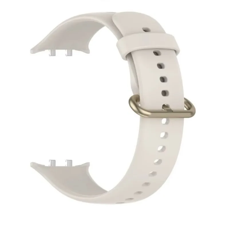 Silikonový hladký řemínek pro Honor Watch 5 - Světle béžový ESES 1530007579