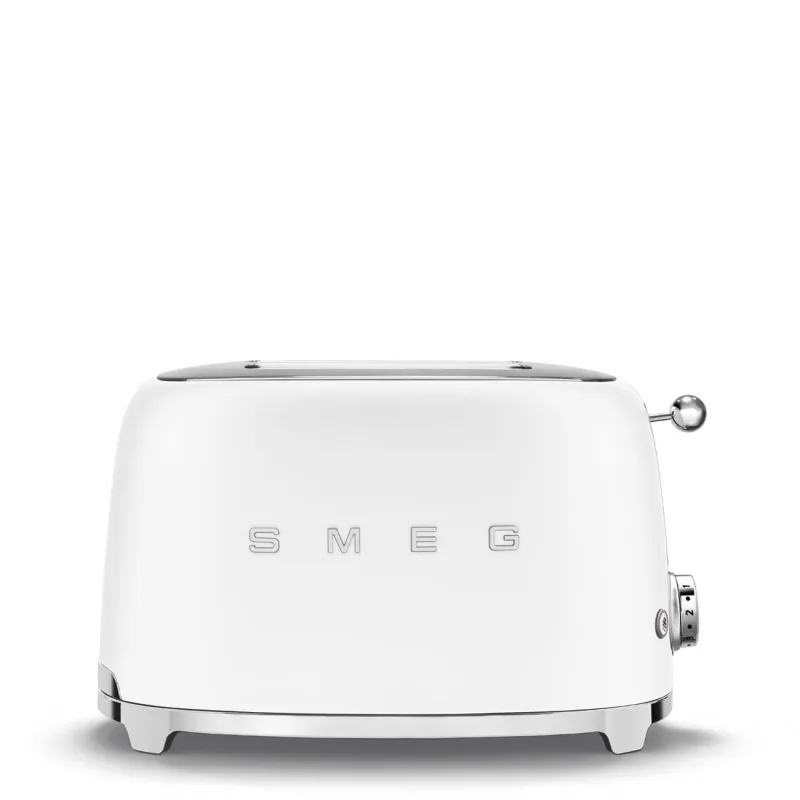 Smeg TSF01WHMEU toustovač / topinkovač, 2 toasty, 6 úrovní opékání, …