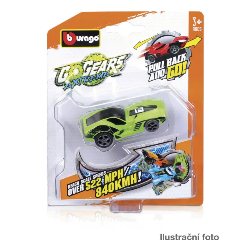 Bburago - GoGEARS EXTREME, Loop set - autíčka, assort