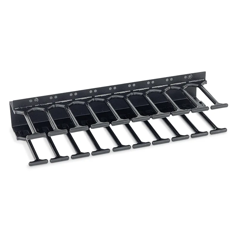 TRITON Vyvazovací panel 10U - Hřeben, RAL9005 RAB-VP-H10-X1