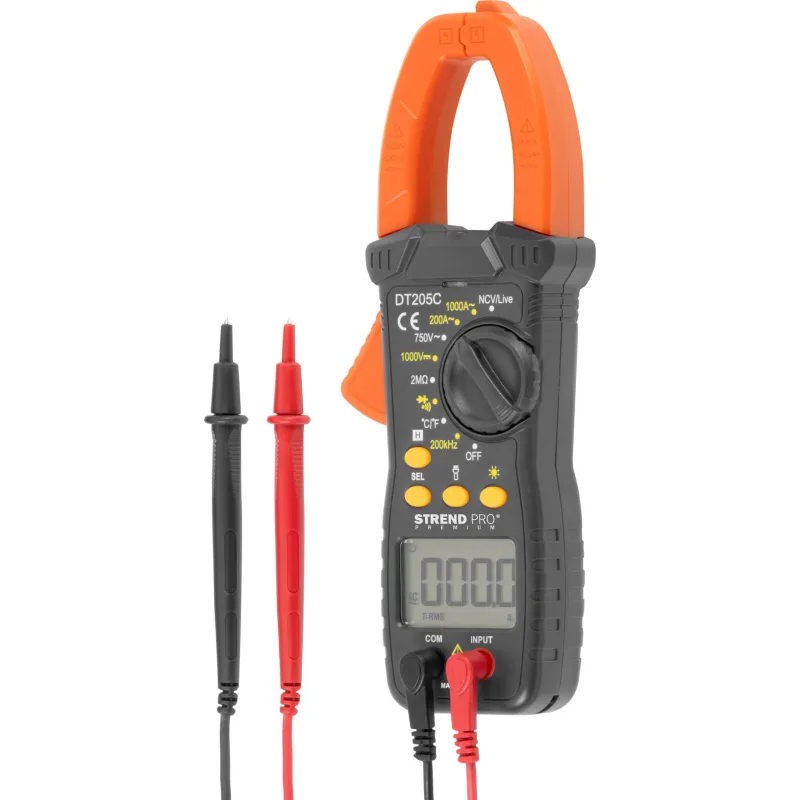 Multimeter Strend Pro Premium, digitalný, kliešťový, 1000A, 2xAAA