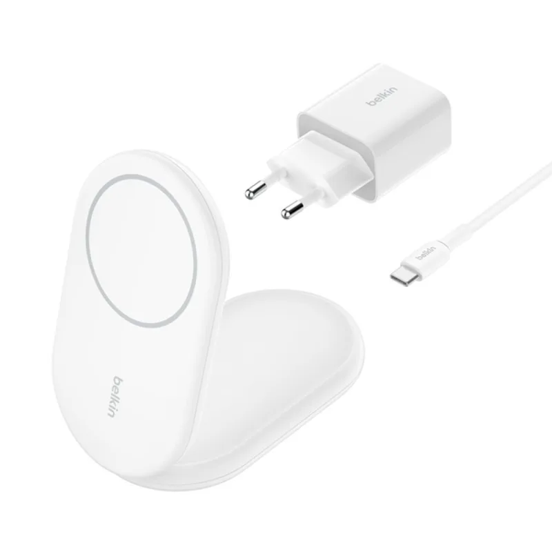 Belkin Boost Charge Magnetic Wireless Charger with Qi2 15W + 20W Charger …