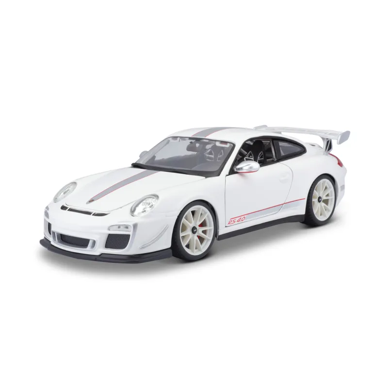 Bburago - Autá HOBBY, Porsche 911 GT3 RS 4.0, biela, 1:18