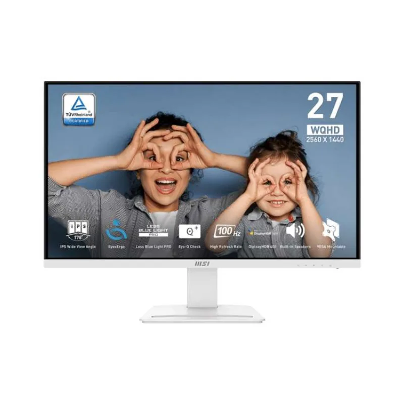 MSI Pro/MP273QW E2/27"/IPS/QHD/100Hz/1ms/Biela/3R (PRO MP273QW E2)