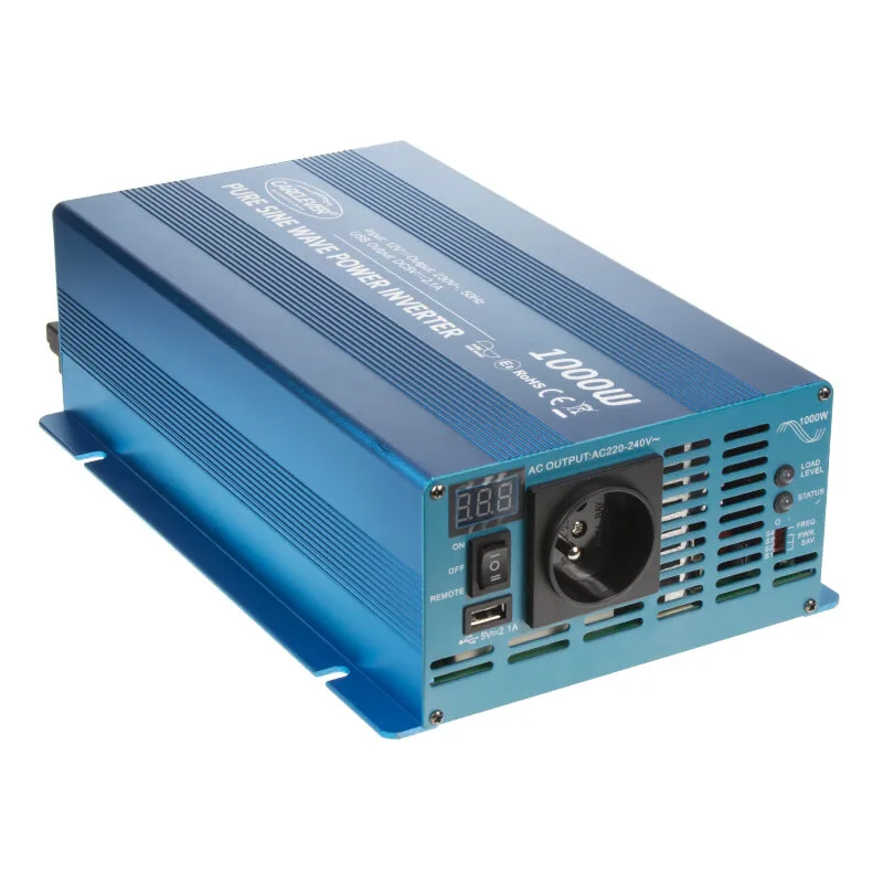 Sinusový měnič napětí z 12/230V, 1000W/displej 35psw1012d