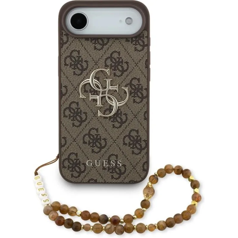 Guess PU 4G Metal Logo Strap kryt iPhone Air hnedý 57983126975