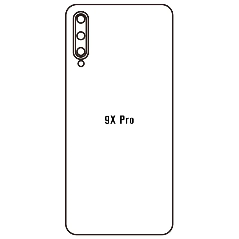 Sunshine Honor 9X Pro Zadná Hydrogél ochranná fólia Strih: Zadná časť 2, Typ fólie: Číra