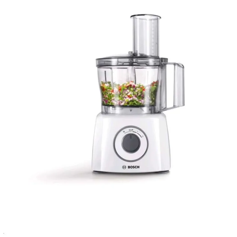 Bosch MCM 3200 W MultiTalent 3 bílá food processor, 800 W, 2.3 l mísa, 30+ funkcí,SmartStorage, nerezové příslušenství (MCM3200W)