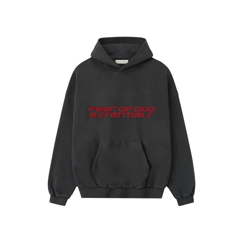 Fear of God Essentials Heavy Fleece 90's Hoodie Iron Grey - XL