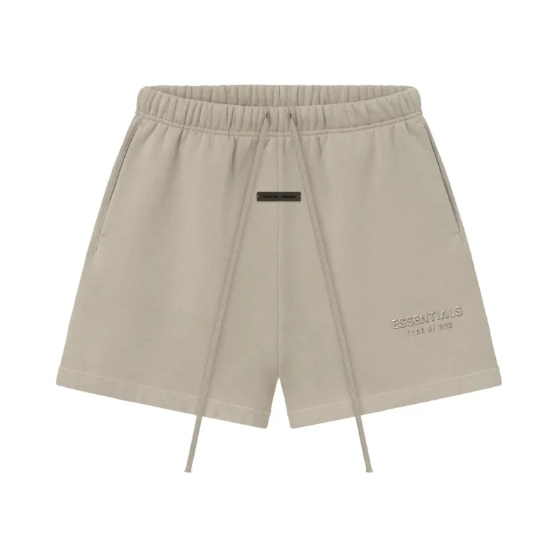 Fear of God Essentials Soccer Fleece Shorts Timber - M