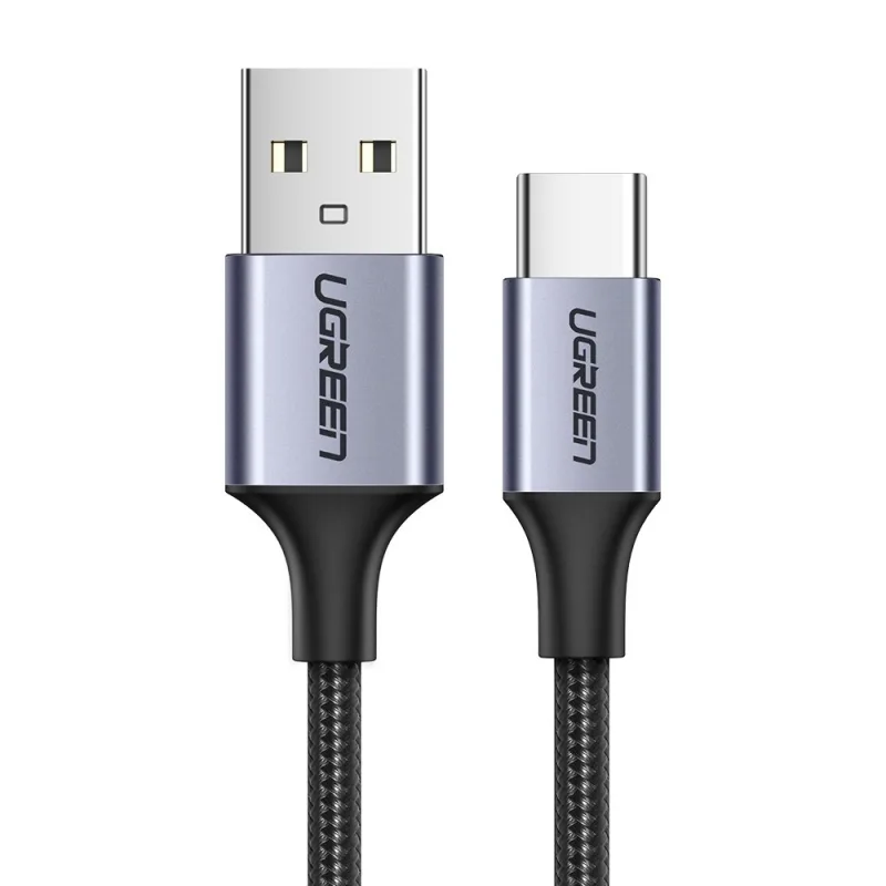Ugreen US288 60125 USB-A / USB-C QC 3.0 3A 0,5m kábel – sivý