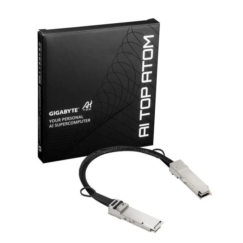 GIGABYTE AI TOP QSFP DAC kabel 400G 0.4m ATC9000-QSFP
