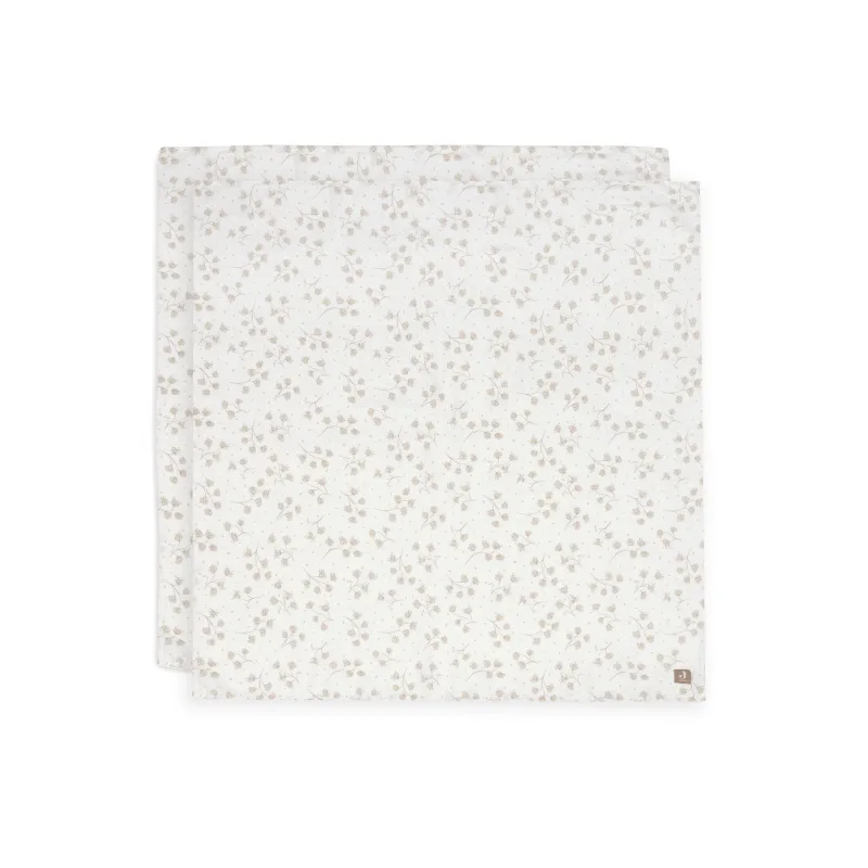 Jollein Plienky zavinovacie 2ks 115x115 cm Leafy Dreams