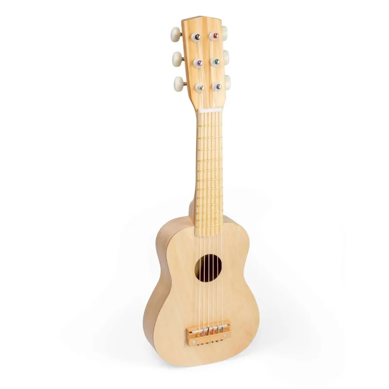 Bigjigs Toys Bigjigs Toys Drevená gitara prírodná