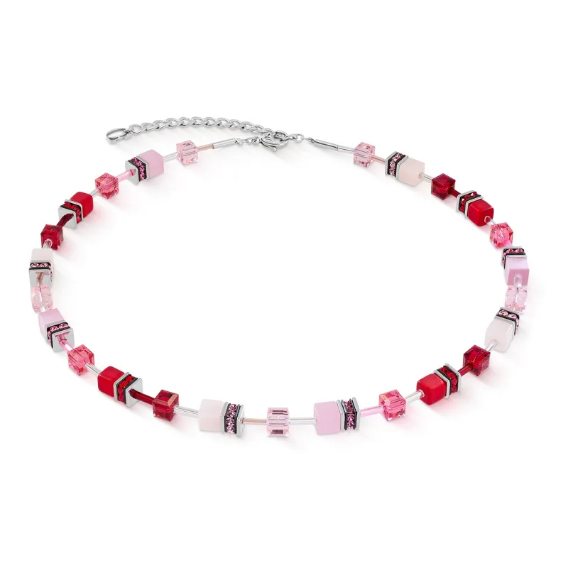 Coeur de Lion dámsky náhrdelník GeoCUBE® Iconic rosé blush 2838/10-1903